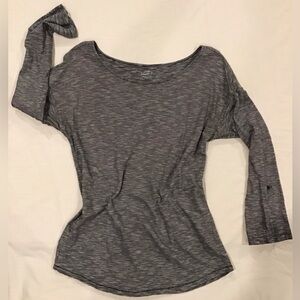 Long sleeve striped Loft top